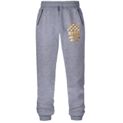 Штани з футера без начісу з написом "Марта - золота людина"