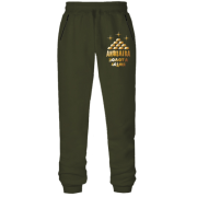 Штани з футера без начісу з написом "Анжеліка - золота людина"