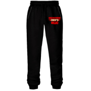 Штани з футера без начісу з написом "Обожнюю свого Федю"