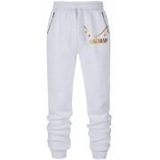 Штани з футера без начісу з золотим ланцюгом і ім'ям Олександр