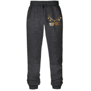 Штани з футера без начісу з золотим ланцюгом і ім'ям Мар'яна