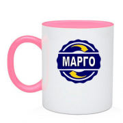 Чашка з ім'ям Марго в колі