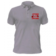 Чоловіча футболка-поло з написом "Артемом бути офігенно"