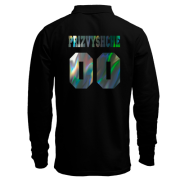 Чоловічий лонгслів поло з прізвищем і номером