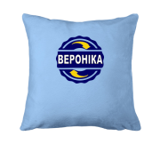 Подушка з ім'ям Вероніка в колі