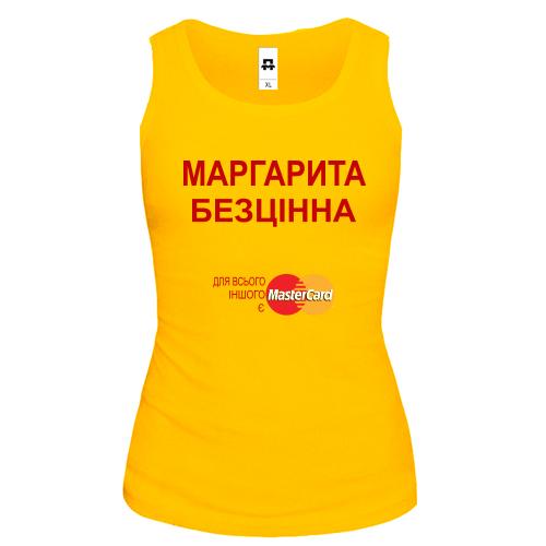 Жіноча майка з написом 
