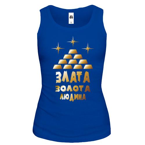 Жіноча майка з написом 