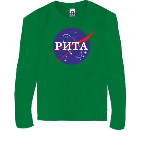 Дитячий лонгслів Рита (NASA Style)