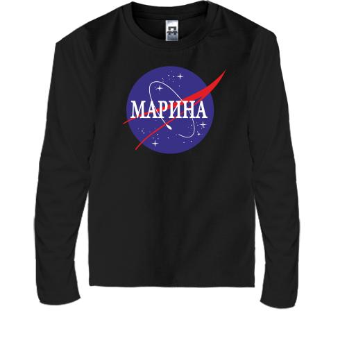 Дитячий лонгслів Марина (NASA Style)