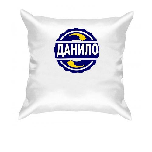 Подушка з ім'ям Данило в колі