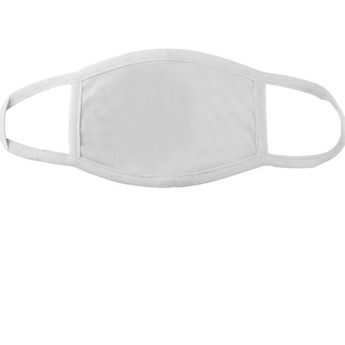 Тканинна маска для обличчя з контуром Мопса