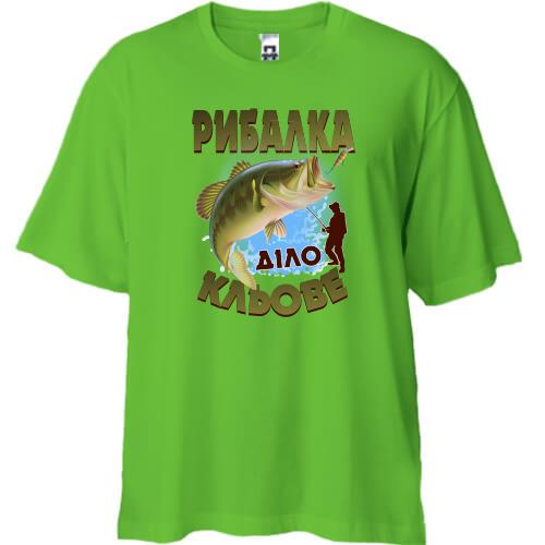 Футболка Oversize Риболовля справа клева (1)