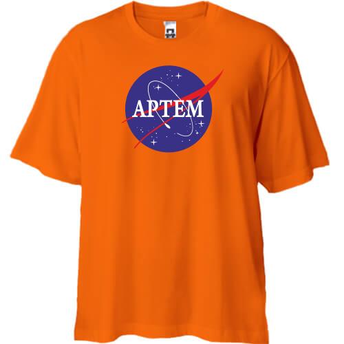 Футболка Oversize Артем (NASA Style)