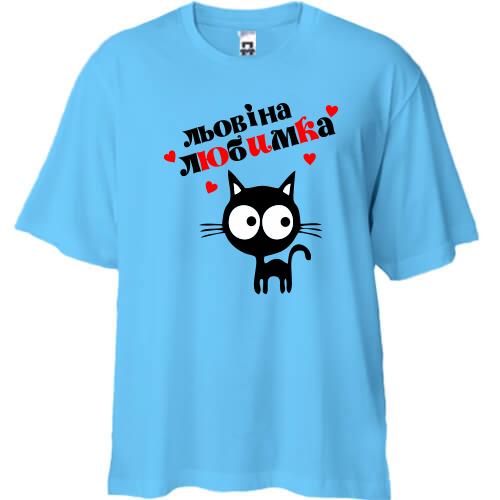Футболка Oversize з написом 