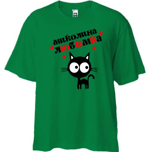 Футболка Oversize з написом 