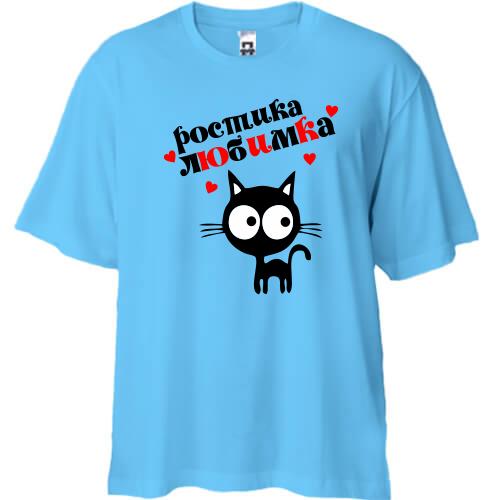 Футболка Oversize з написом 