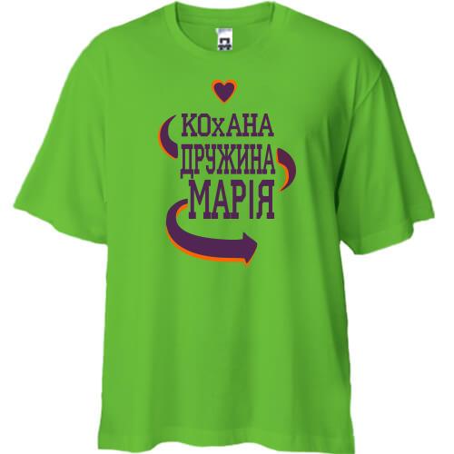 Футболка Oversize з написом 