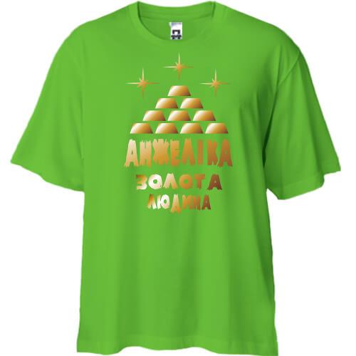 Футболка Oversize з написом 