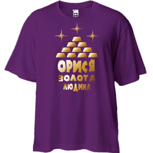 Футболка Oversize з написом 