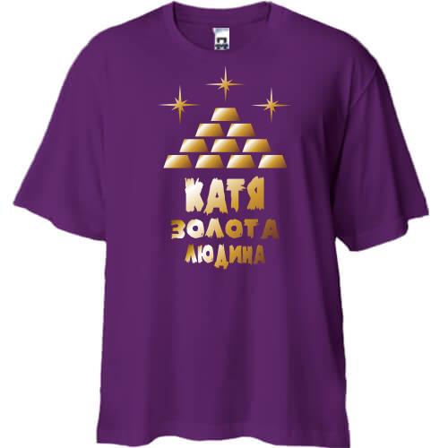 Футболка Oversize з написом 