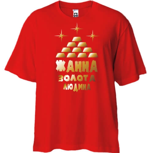 Футболка Oversize з написом 