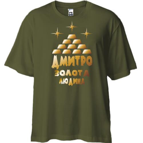 Футболка Oversize з написом 