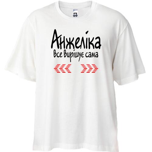 Футболка Oversize з написом 