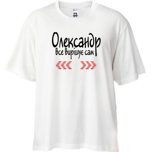 Футболка Oversize з написом 