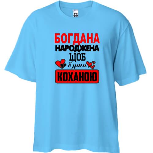 Футболка Oversize з написом 