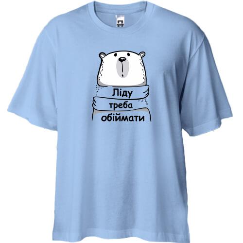 Футболка Oversize с надписью 