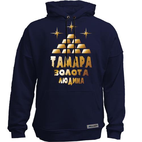 Худи без начісу з написом 