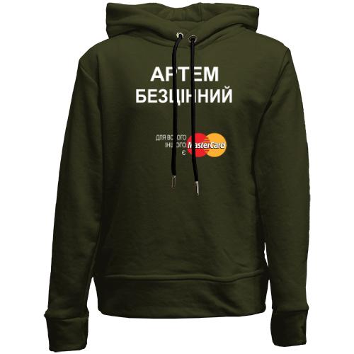 Дитячій худі без флісу з написом 