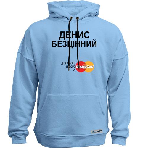 Худи без начісу з написом 