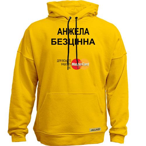 Худи без начісу з написом 