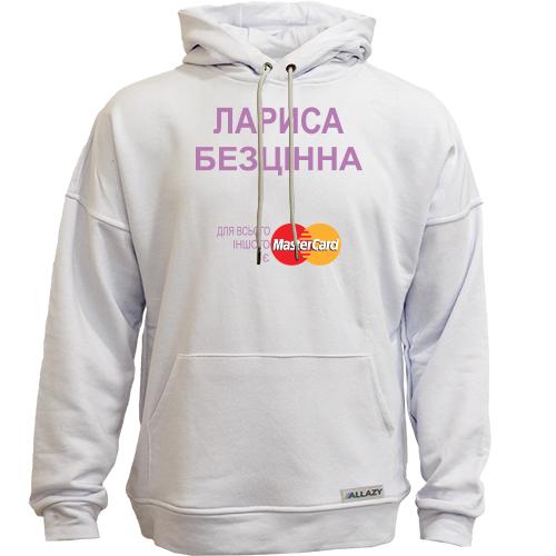 Худи без начісу з написом 