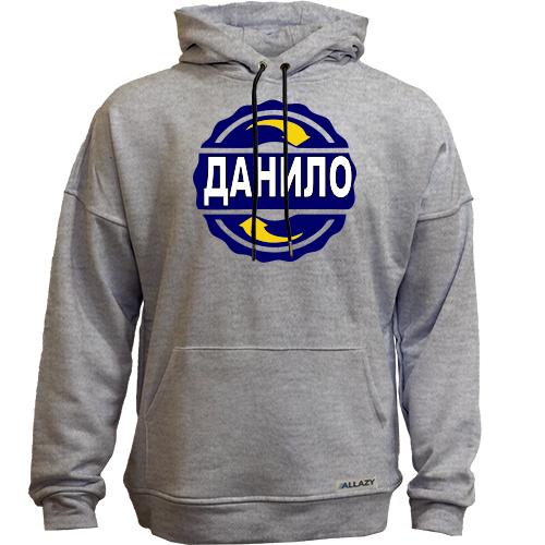 Худи без начісу з ім'ям Данило в колі
