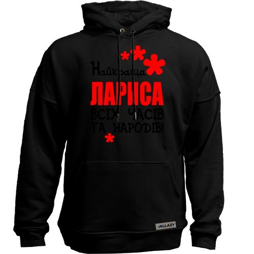 Худи без начісу з написом 