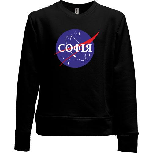 Дитячий світшот без начісу Софія (NASA Style)