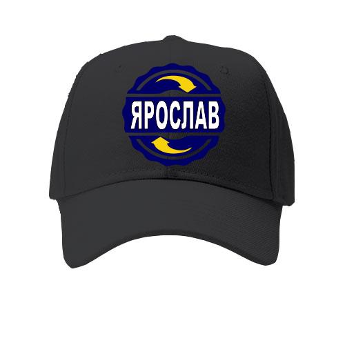 Дитяча кепка с именем Ярослав в круге