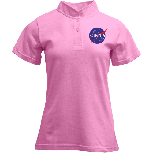 Футболка з коміром стійкою Свєта (NASA Style)
