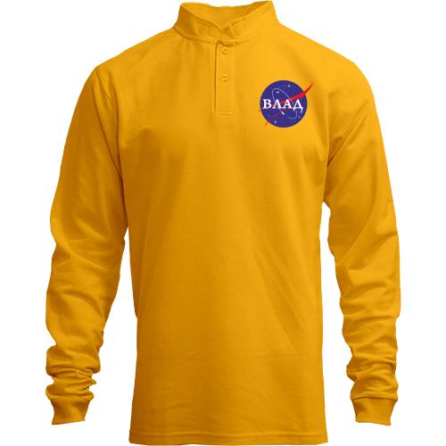 Лонгслів поло зі стійкою Влад (NASA Style)