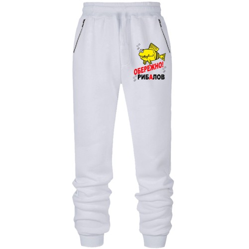 Штани з футера без начісу Рибалов