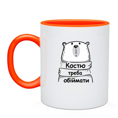 Чашка з написом 