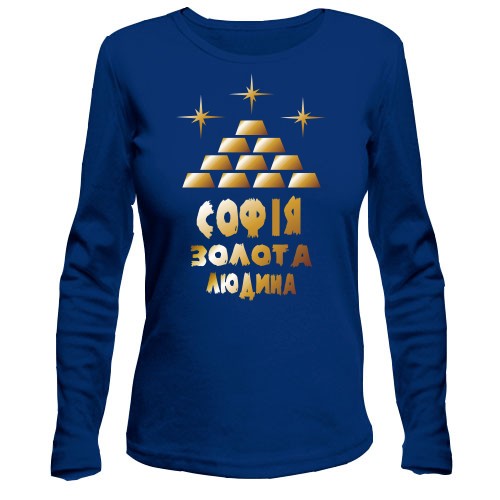 Жіночий лонгслів з написом 