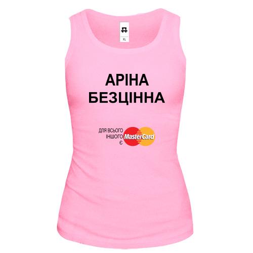 Жіноча майка з написом 