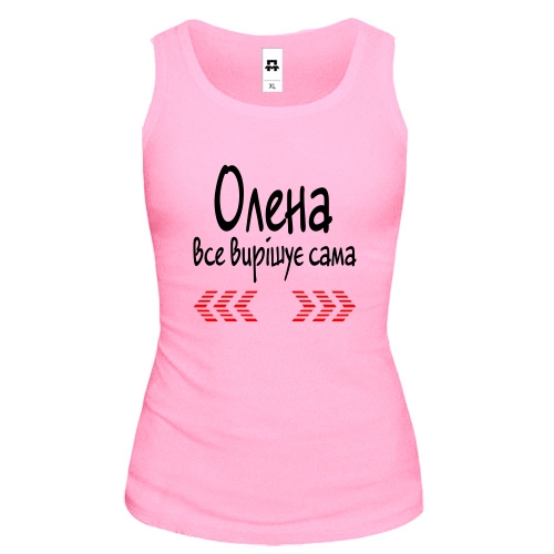 Жіноча майка з написом 