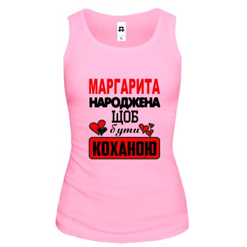 Жіноча майка з написом 