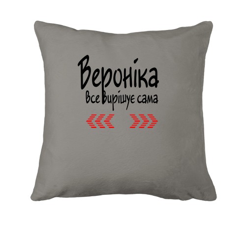 Подушка з написом 