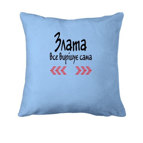 Подушка з написом 