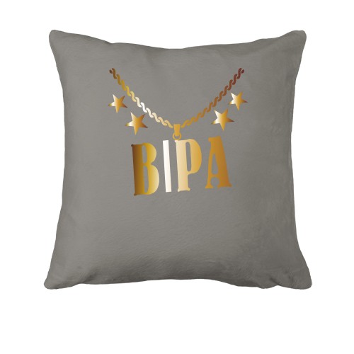 Подушка з золотим ланцюгом і ім'ям Віра